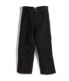 《SALE》DOUBLE KNEE PANTS［015FD252014］BLACK【2025AW】