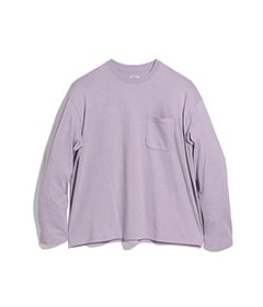 LONG SLEEVE POCKET TEE SHIRT［015FD252005］PURPLE【2025AW】
