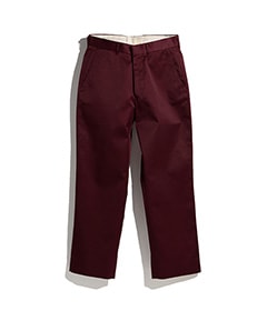 TWILL PANTS［015FD252006］BODEAUX【2025AW】