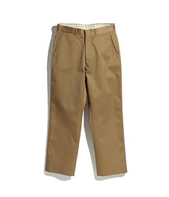TWILL PANTS［015FD252006］BEIGE【2025AW】