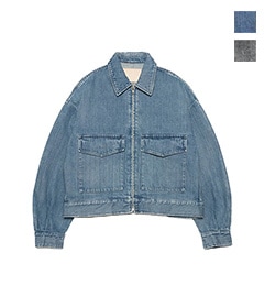 Women's Selvage Denim Zip Jacket - LIGHT FADE［GL253-20057LB］【2025AW】