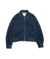 Women's Selvage Denim Zip Jacket - DARK FADE［GL253-20057DB］【2025AW】【SOLDOUT】