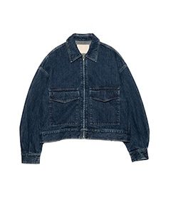 Women's Selvage Denim Zip Jacket - DARK FADE［GL253-20057DB］【2025AW】【SOLDOUT】