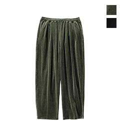Compact Velour Easy Pants［GM253-70406］【2025AW】【SOLDOUT】