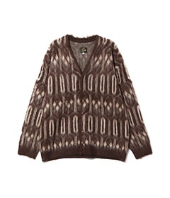 Mohair Cardigan - Geometric［RW357］【2025AW】