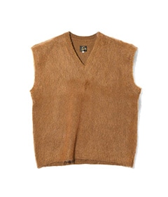 Mohair Knit Vest - Solid［RW359］Orange【2025AW】