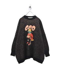 GOD Only Knows Knit Sweater［BSD25AW-08］BLACK【2025AW】