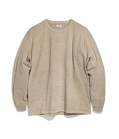 LONG SLEEVE FADE TEE SHIRT［015FD252013］BEIGE【2025AW】