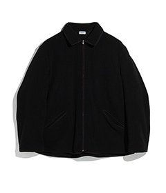 FLEECE ZIP BLOUSON［015FD252018］BLACK【2025AW】