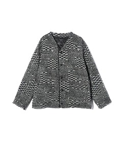 Knit Cardigan - Pattern Block Jaquard［RV064］【2025AW】