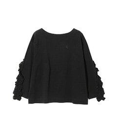 Swallow Frill Basque Shirt［RV1087］Black【2025AW】