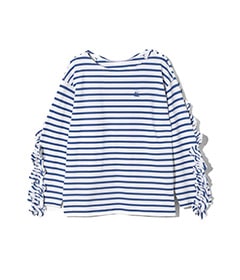 Swallow Frill Basque Shirt - Stripe［RV1090］【2025AW】