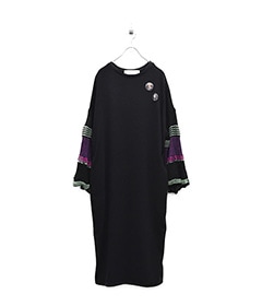 Drift Sleeve Dress［BSD25AW-15］BLACK【2025AW】【SOLDOUT】