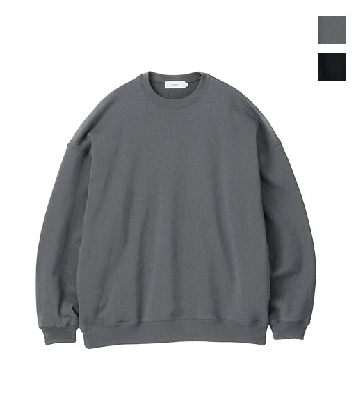 AZUMA Terry Crew Neck Sweat［GU253-70240B］【2025AW】