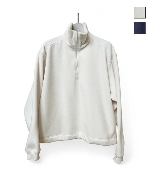 RECYCLE POLYESTER FLEECE HALF ZIP P/O［16552 66406］【2025AW】