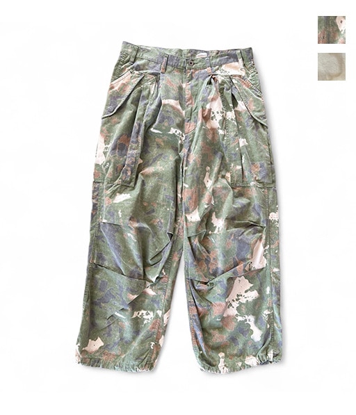 Poplin camouflage cargo pants［2552］【2025AW】