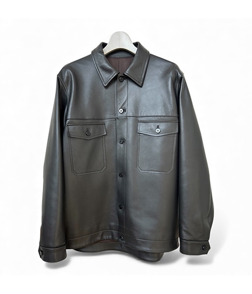 lamb leather トラッカージャケット［C253L03J01］【2025AW】