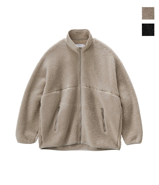 Wool Boa Zip-Up Blouson［GU253-30474］【2025AW】