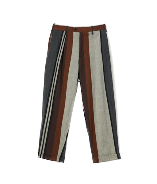 Carlyle Pant - Color Wide Striped Worsted Wool［RV241］【2025AW】