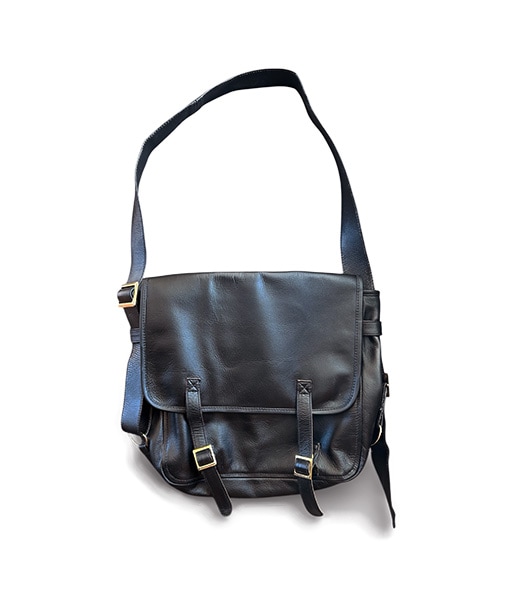 FLAP SHOULDER BAG M［BG-30-C-COW.GLASS-4］