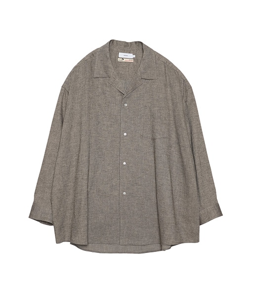 SIDOGRAS Cotton Herringbone Flannel Sleeping Shirt［GM254-50044］【2025AW】