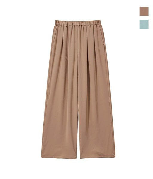 Satin Easy Wide Pants［GL261-40075C］【2026SS】
