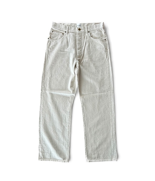 CO/HE PURE STRAIGHT DENIM［26S-BIS-PT05］UN DYED【2026SS】