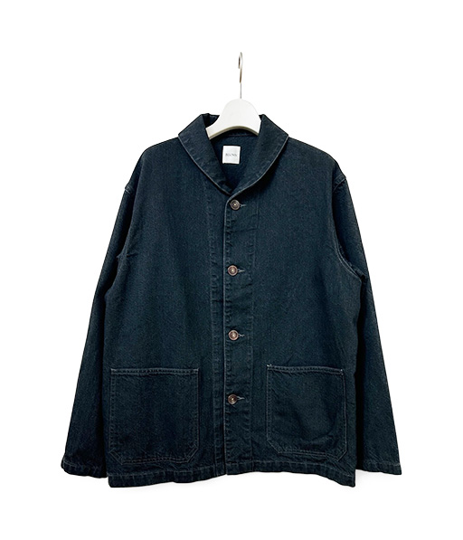 CO/HE USN SHAWL COVERALL［26S-BIS-BZ07H］W BLACK【2026SS】