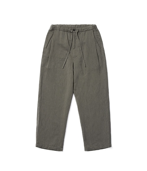 WASHED C/L CORKSCREW DRAWSTRING PANTS［UPT76-LA235-B］【2026SS】【SOLDOUT】