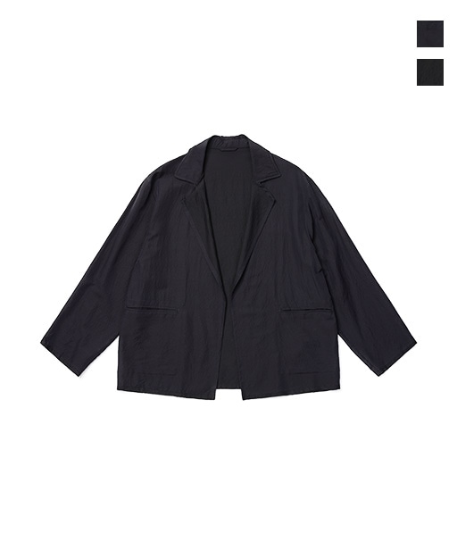 WASHED WOOL SILK TWILL SH-JKT［USH68-LA213-A］【2026SS】
