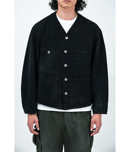 Vintage Black Denim Emgineer Jacket［26SAP-01-45］【2026SS】【26STYLE1】【SOLDOUT】