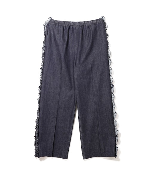 Frill Side Flare Pant - Denim［SW1011］【2026SS】