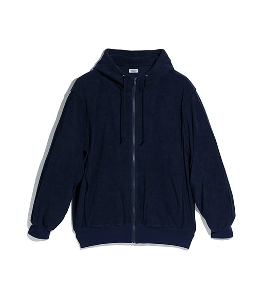 T/C PILE TRACK BLOUSON【015FD261008】NAVY【2026SS】