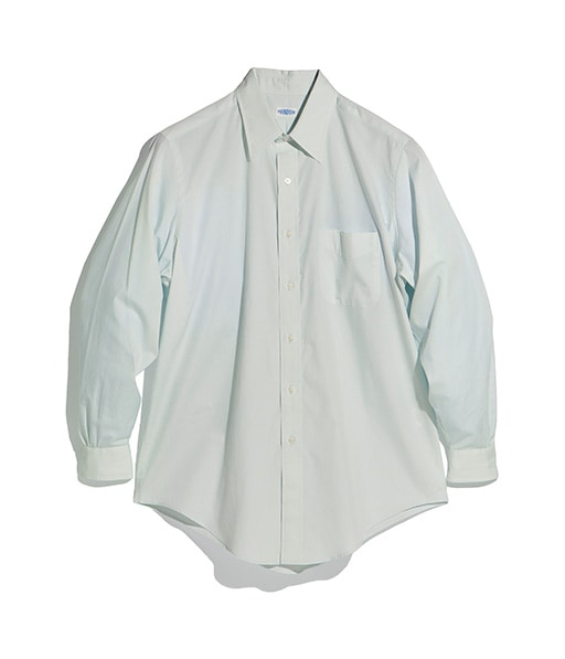 COTTON BROAD REGULAR COLLAR SHIRT【015FD261021】SAX【2026SS】