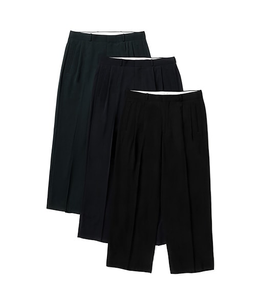 Wool Rayon Wide Trousers［26SAP-04-03］【2026SS】【26STYLE1】【SOLDOUT】