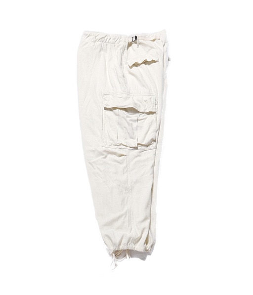 SILK NOIL JANGLE FATIGUE TROUSER［IT26S031］【2026SS】