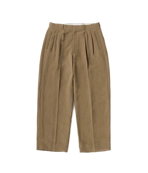 Linen Rayon Wide Trousers［26SAP-04-16］【2026SS】【26STYLE1】
