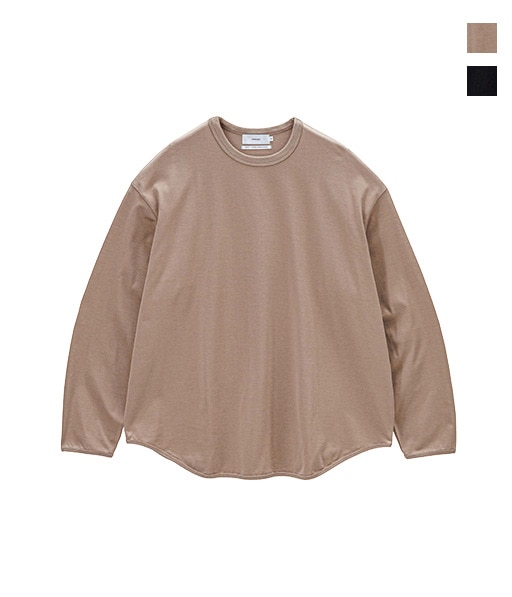 Tri Spun Cotton Crew Neck Binder L/S Tee［GU261-70349］【2026SS】