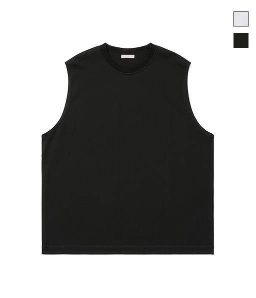 SUVIN SUEDED TENJIKU SLEEVELESS TEE［UCS110-LA168］【2026SS】