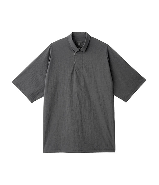 CAPSULESNAP POLO SHIRT DOCTOROID［TT-CS-PO-DR］GRAY