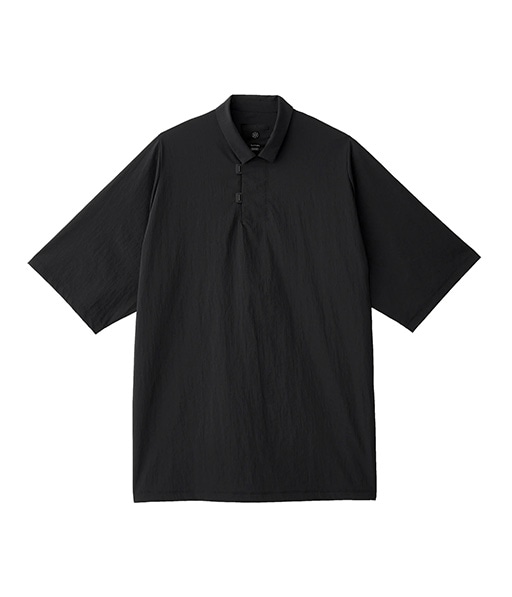 CAPSULESNAP POLO SHIRT DOCTOROID［TT-CS-PO-DR］BLACK