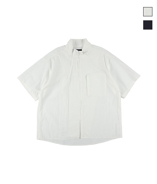 STAND COLLAR ZIP SHIRT［M2610-1J023F］【2026SS】
