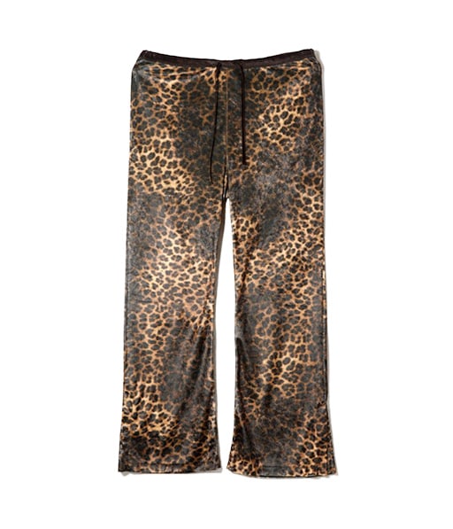 Slit Flare Pant - Leopard Print Velvet［TX1080］【2026AW】 