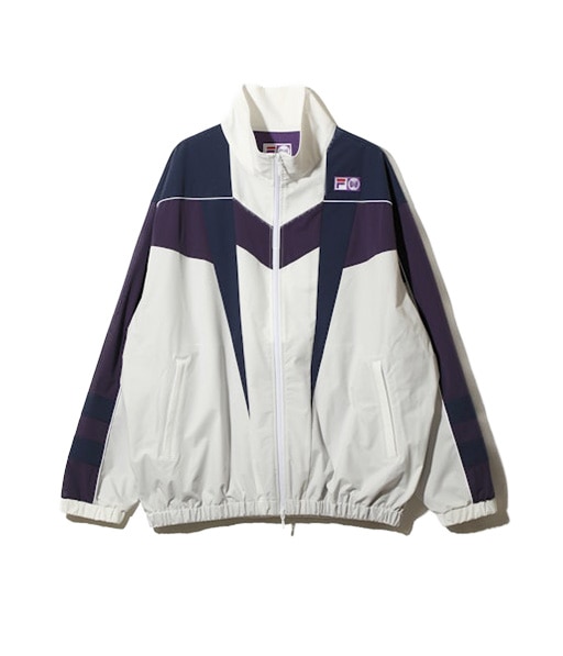 Needles×FILA Star Cut Over Sized Windbreaker［TY530］White/Navy/Purple【2026AW】