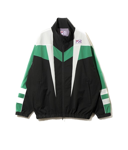 Needles×FILA Star Cut Over Sized Windbreaker［TY530］Black/White/Green【2026AW】