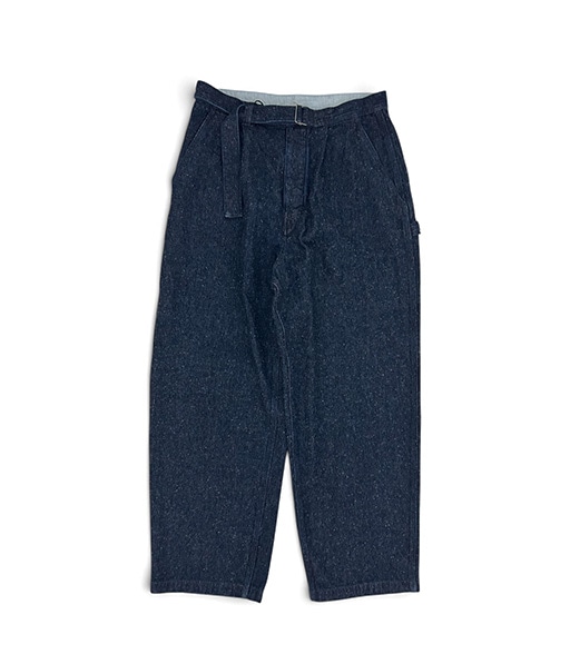 シルクデニムベルテッドパンツ［SPA0202］【2026AW】【SOLDOUT】