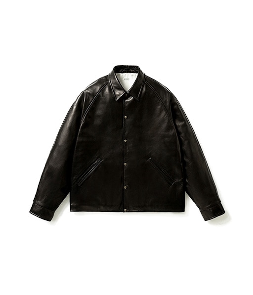 Leather Coach Jacket［26AAP-01-01］【2026AW】【26STYLE2】【SOLDOUT】