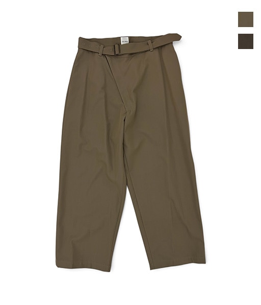WOOL COTTON BELTED PANTS［26W-BIS-PT29］【2026AW】