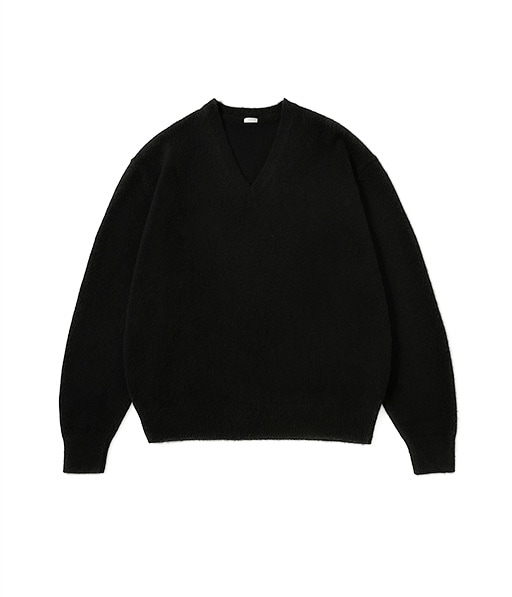 Brushed Cashmere Middle Gauge V Neck Sweater［26AAP-03-11］【2026AW】【26STYLE2】