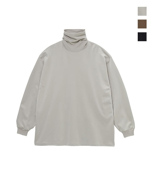Brushed Mockrody High Neck L/S Tee［GM263-70371］【2026AW】